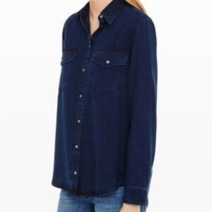 CLUB MONACO Dark Blue Button Down - Size M